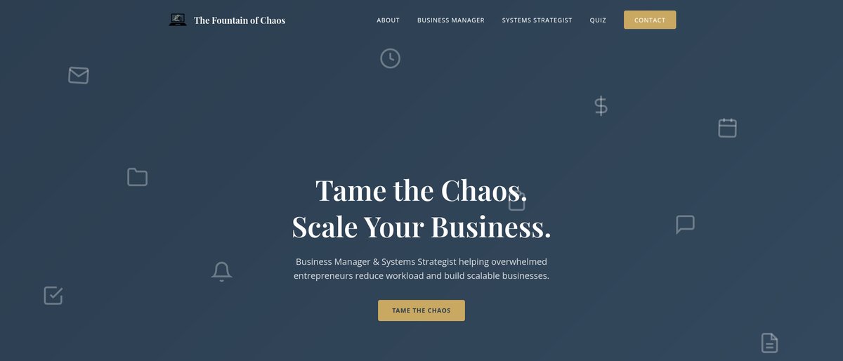 The Fountain of Chaos